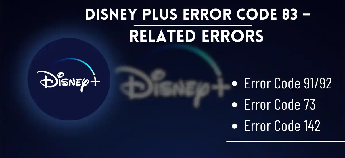 Disney Plus Error Code 83 