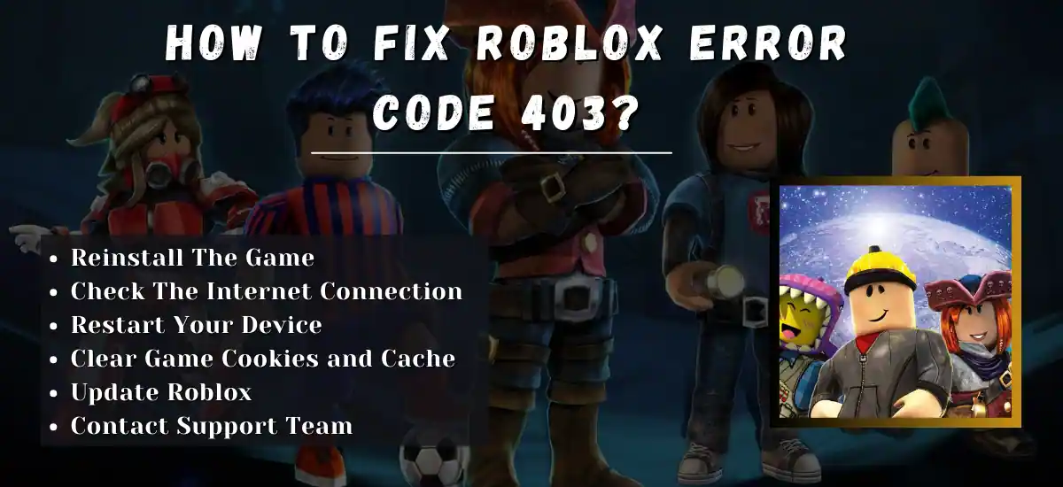 Error Code 403 in Roblox 