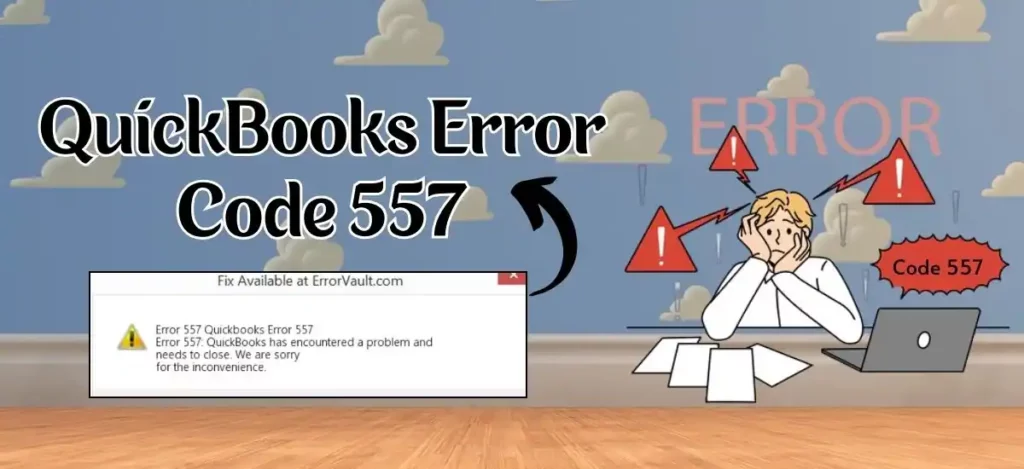 QuickBooks Error Code 557